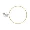 Essentials by Leisure Arts 5 Inch Brass Metal Craft Ring for Macrame, Curtain Tiebacks, Floral Arrangements, Beading, Leather Crafts and Wall Art